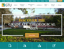 Tablet Screenshot of gtu.edu